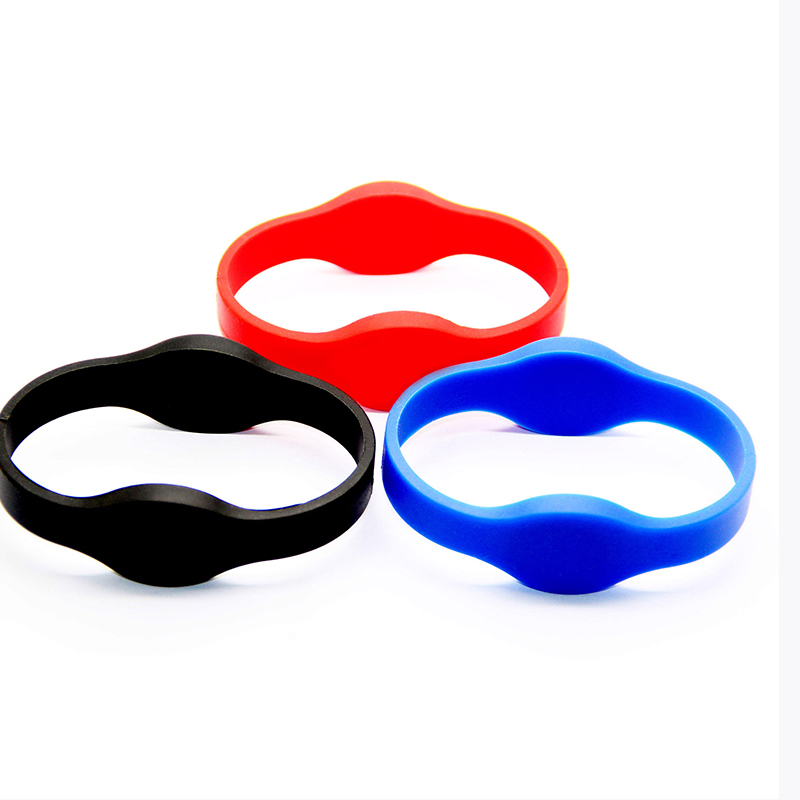 RFID電子手環雙色硅膠腕帶NFC硅膠電子手環2